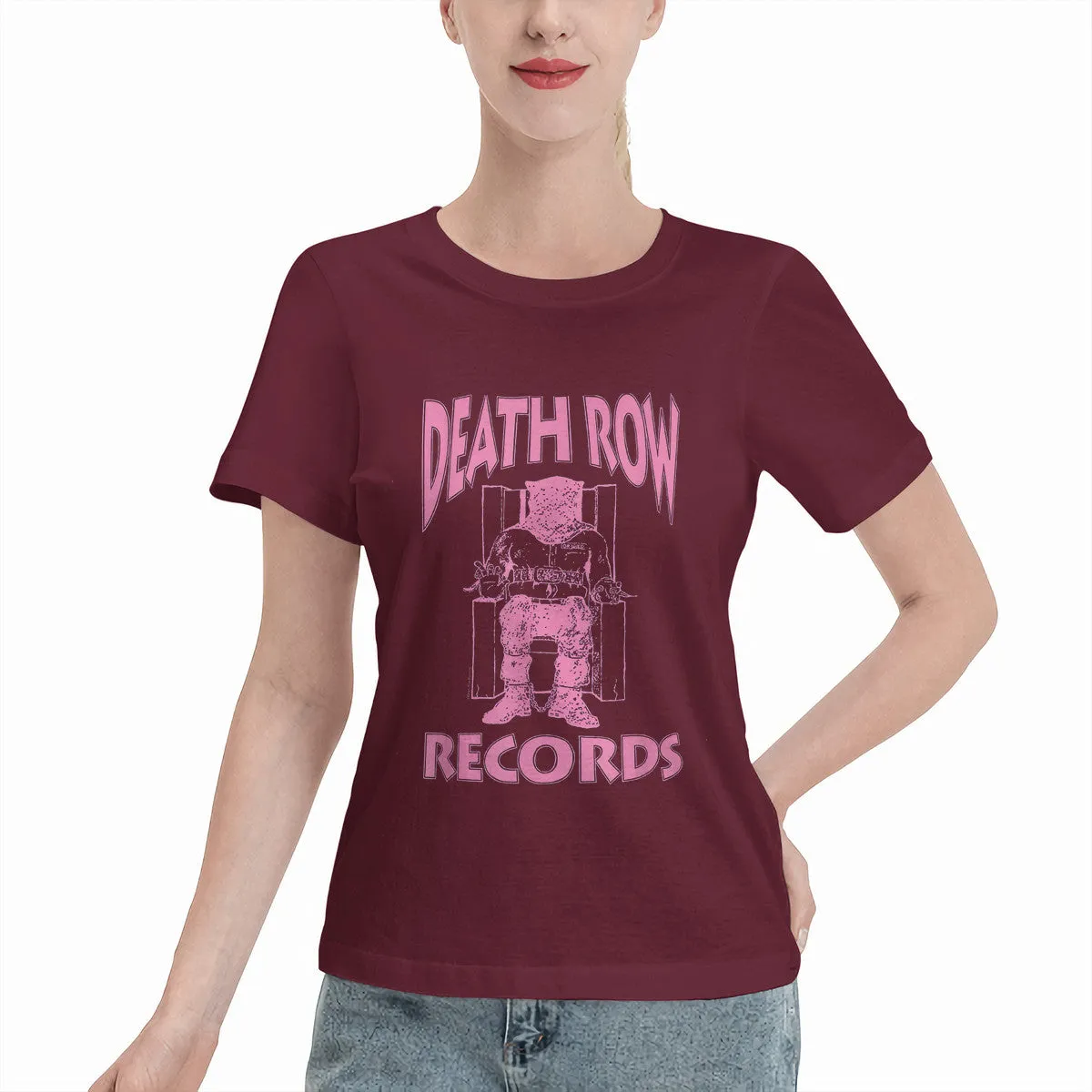 Death Row Records Pink Logo Women's T-Shirt