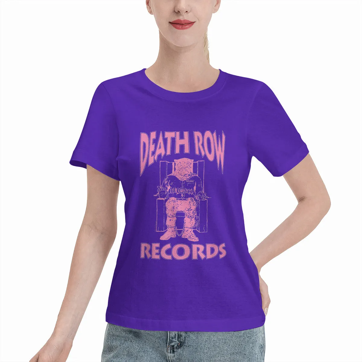 Death Row Records Pink Logo Women's T-Shirt