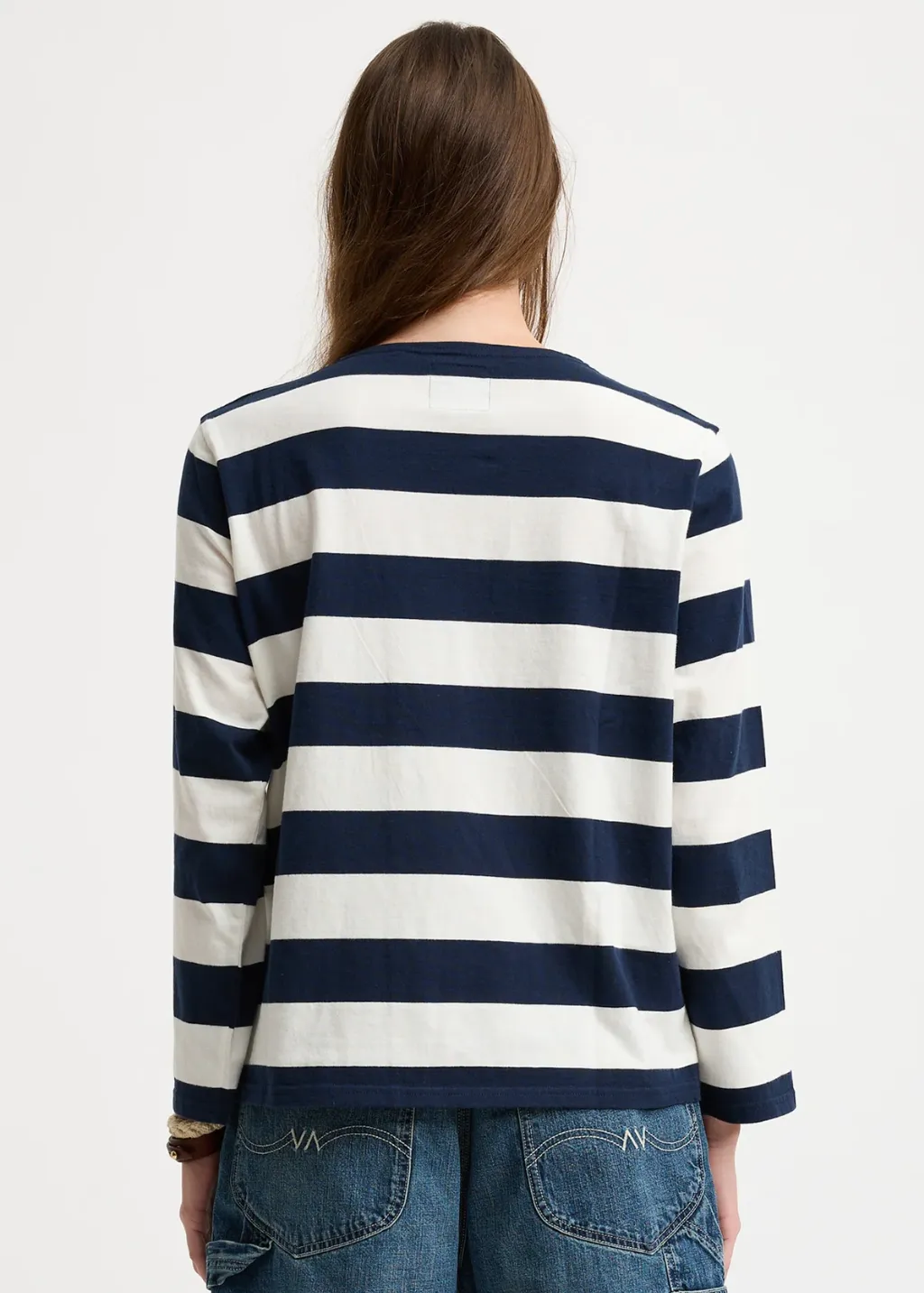 Denimist Long Sleeve Boatneck Tee