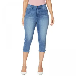 DG2 by Diane Gilman Women's Tall Classic Stretch Denim Pedal Pusher Jeans