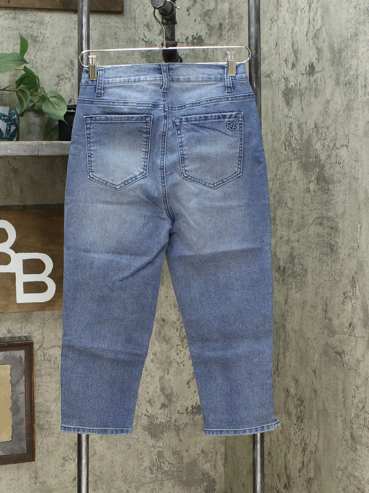 DG2 by Diane Gilman Women's Tall Classic Stretch Denim Pedal Pusher Jeans