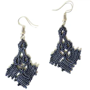 Diamond Parade Earrings - Charcoal