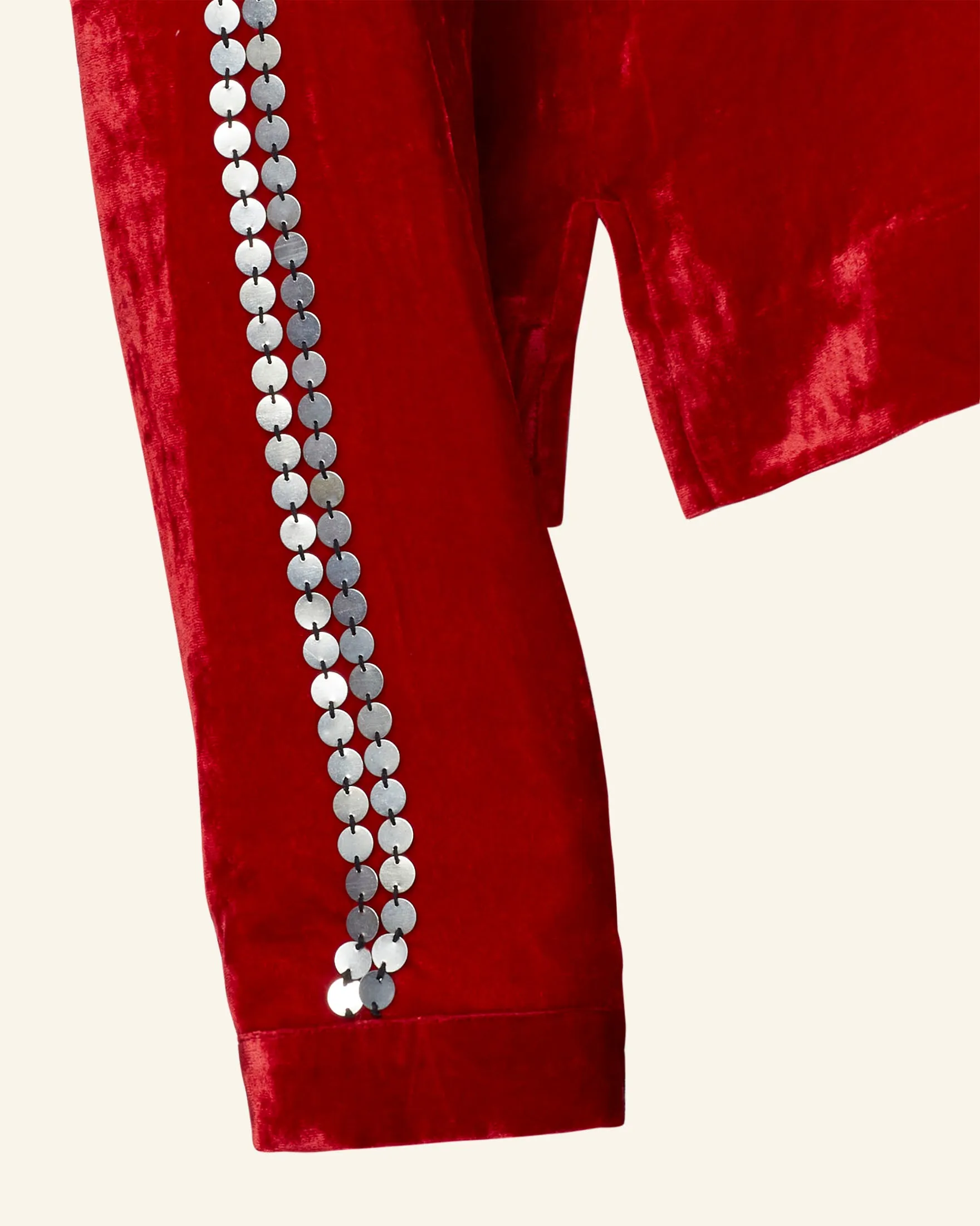Dylan Ruby Velvet Tunic