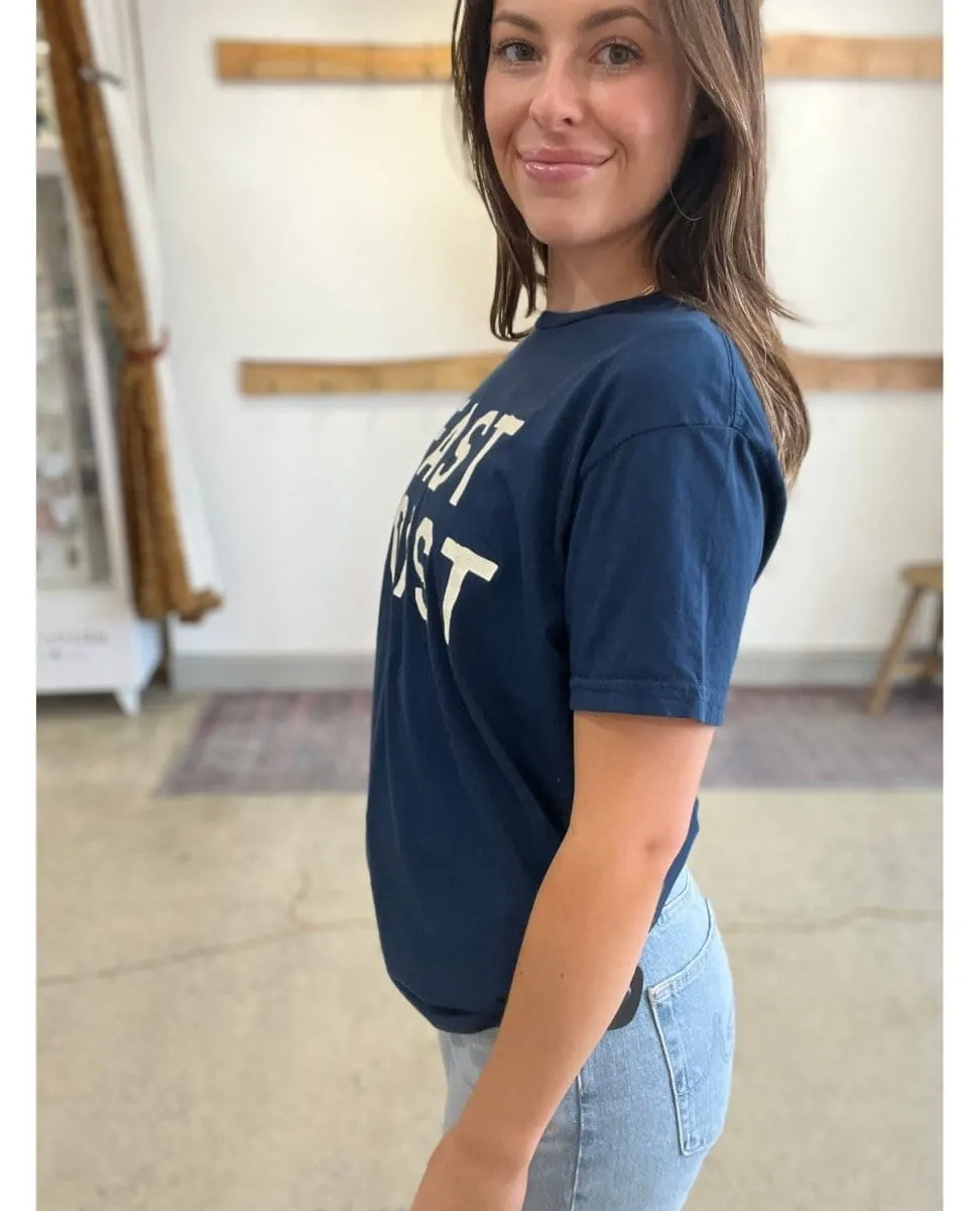 East Coast Vintage Blue Unisex Tee