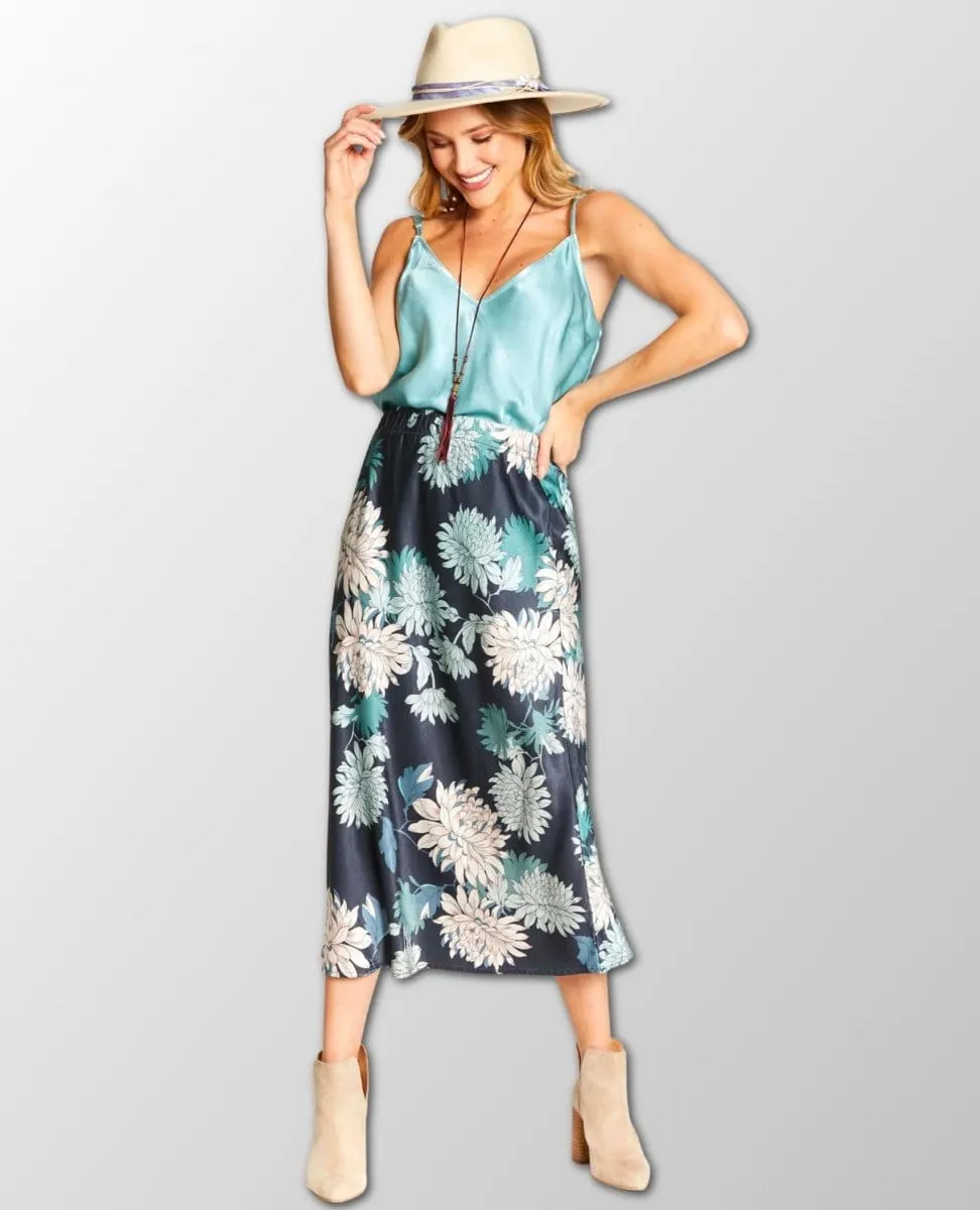Eco Satin Tank Raya Blue