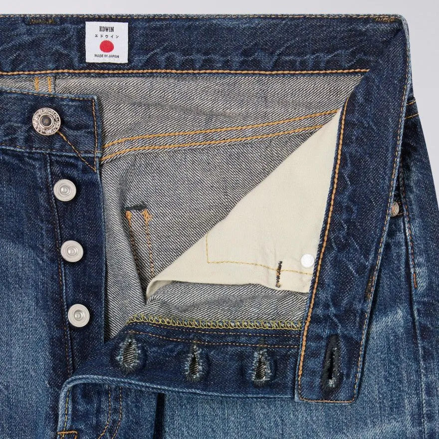 Edwin Loose Fit Jeans Red Selvage Dark Used