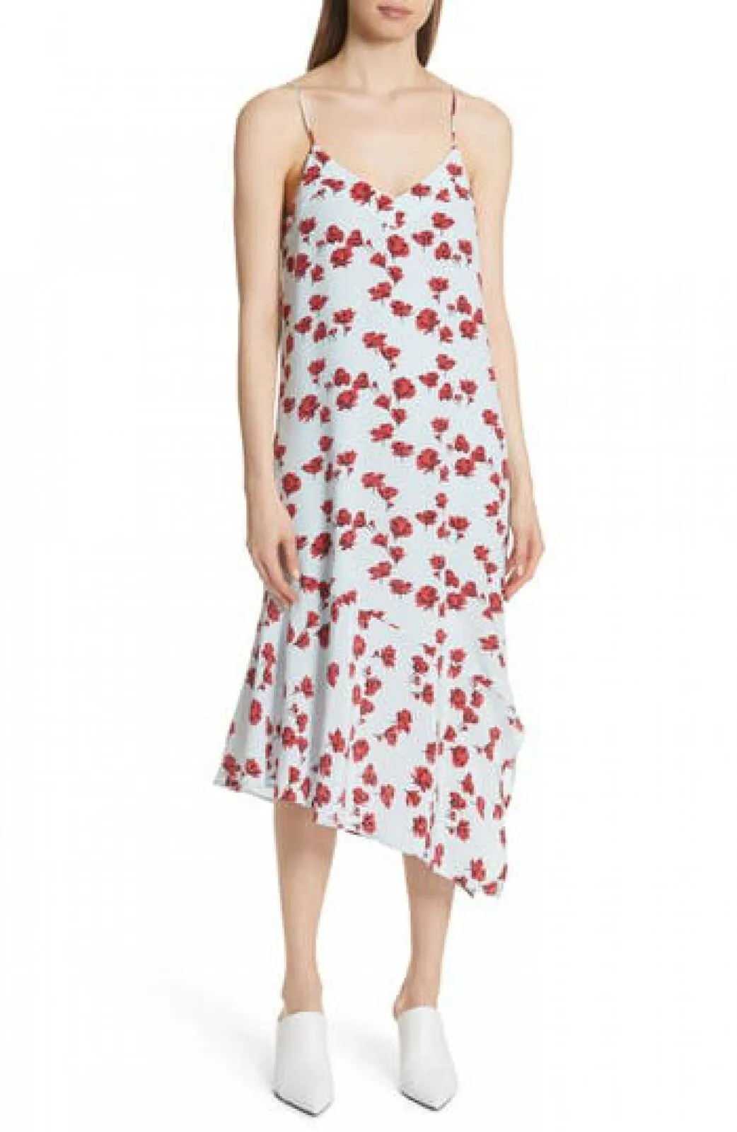 Equipment Women's Jada Floral Print Silk Slipdress