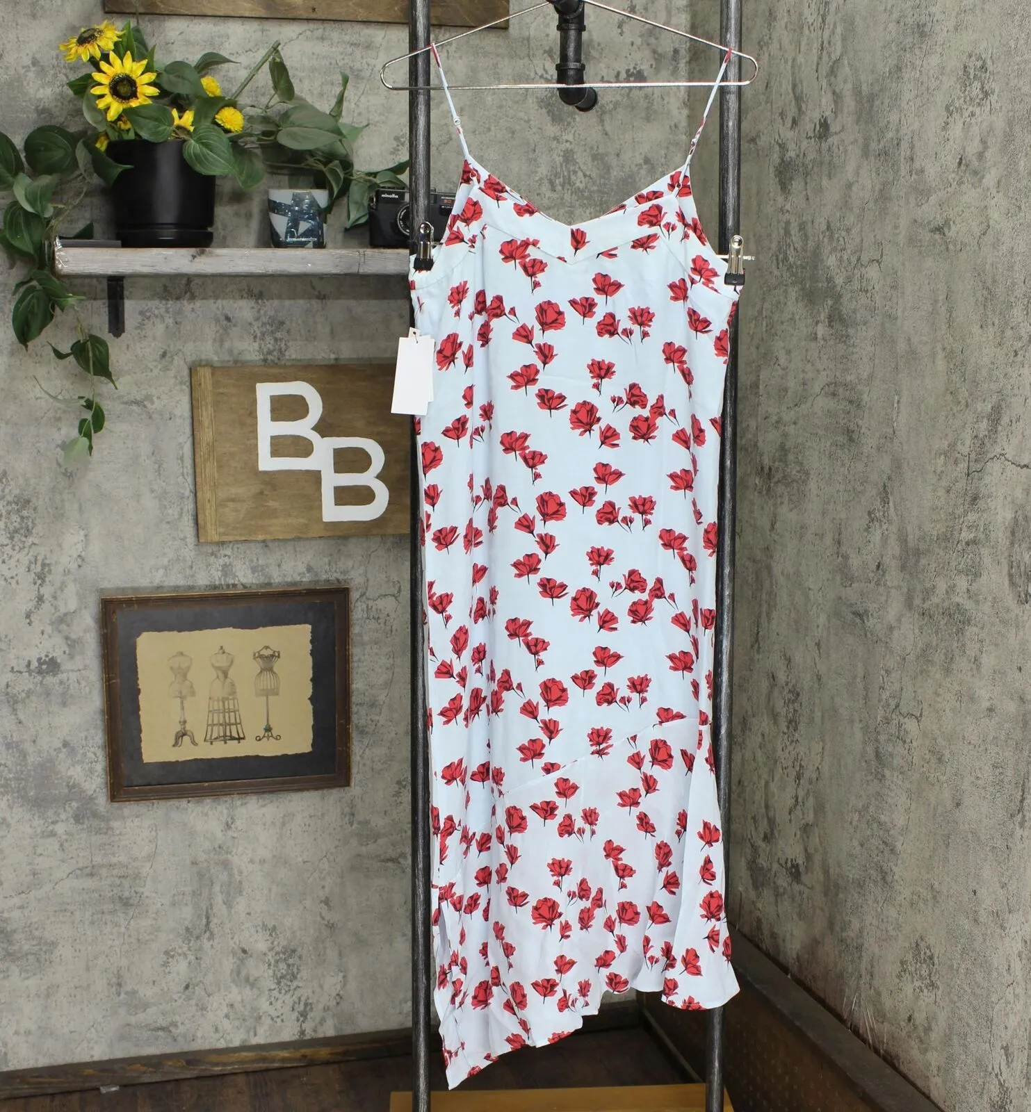 Equipment Women's Jada Floral Print Silk Slipdress