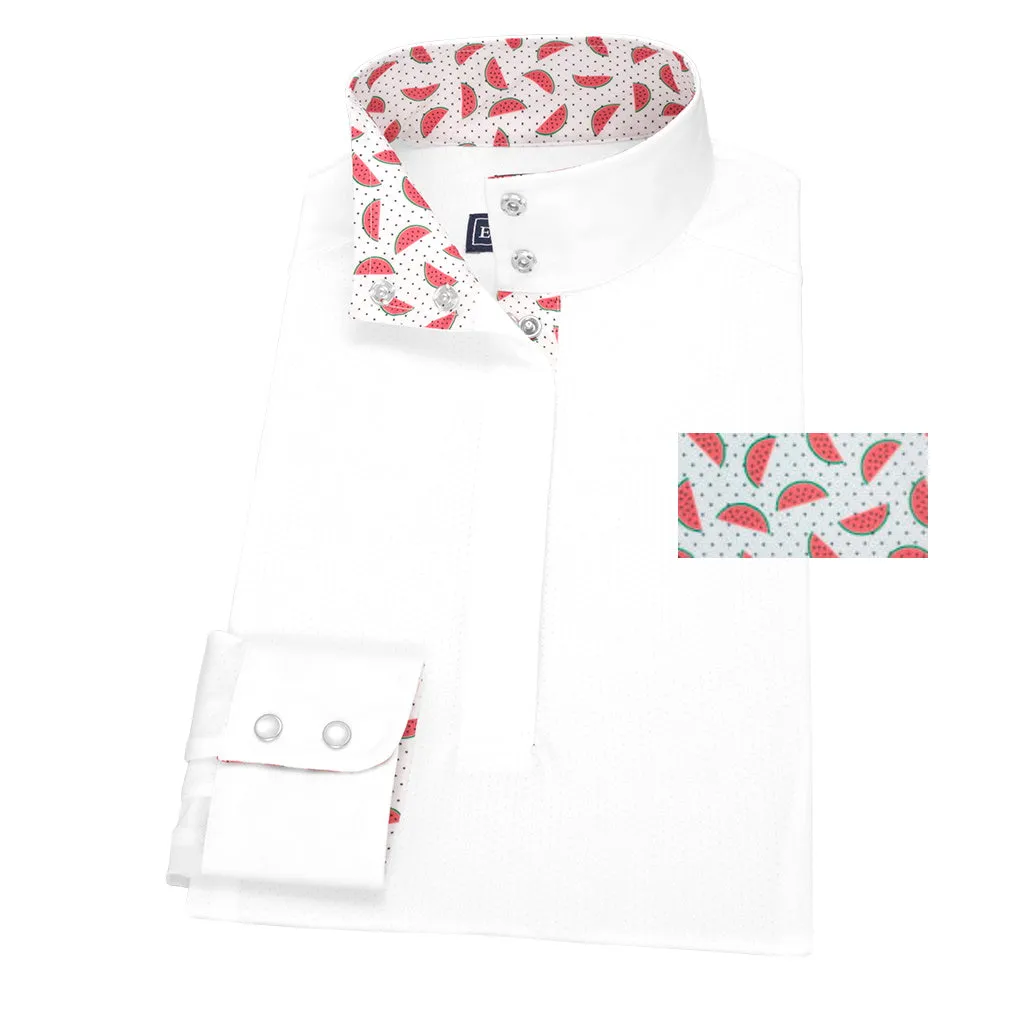 Essex Classics Ladies Watermelon Straight Collar Show Shirt