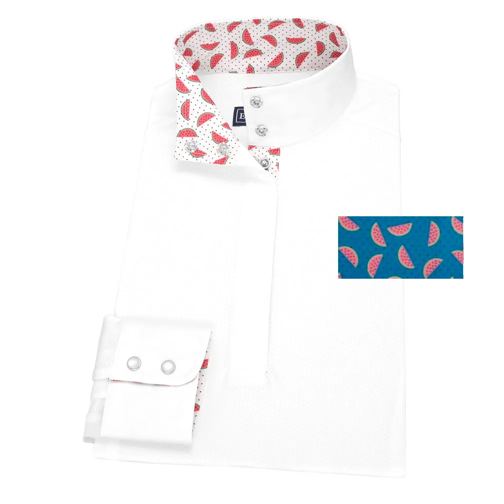 Essex Classics Ladies Watermelon Straight Collar Show Shirt
