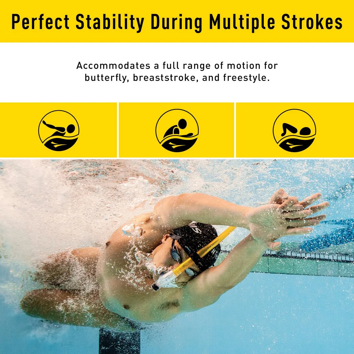 Finis Original Swimmer's Snorkel Junior | Yellow
