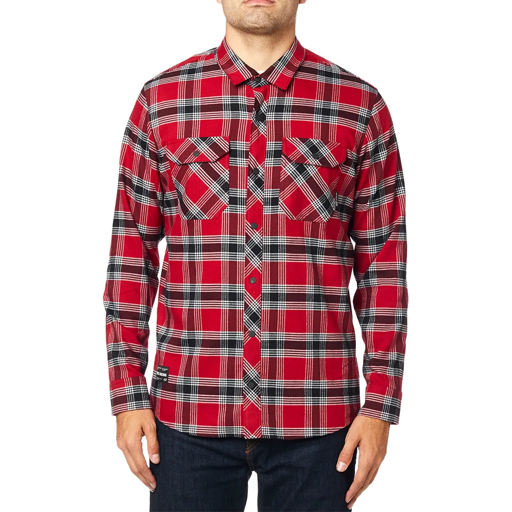 FOX FUSION TECH FLANNEL [CARDINAL]