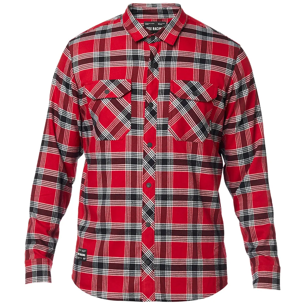 FOX FUSION TECH FLANNEL [CARDINAL]