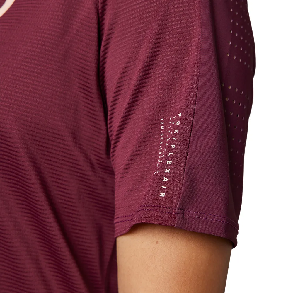 Fox - Women's Flexair SS Jersey [DARK MAROON]