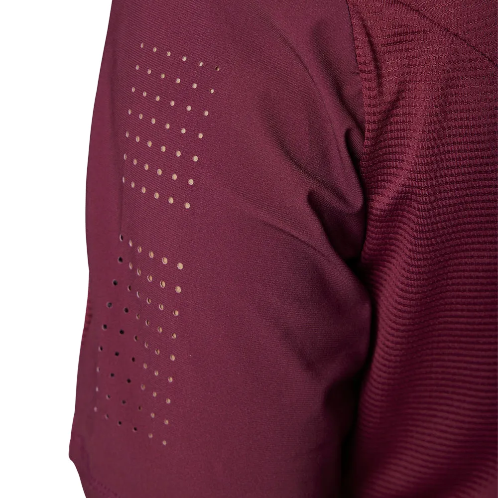 Fox - Women's Flexair SS Jersey [DARK MAROON]