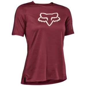 Fox - Women's Flexair SS Jersey [DARK MAROON]