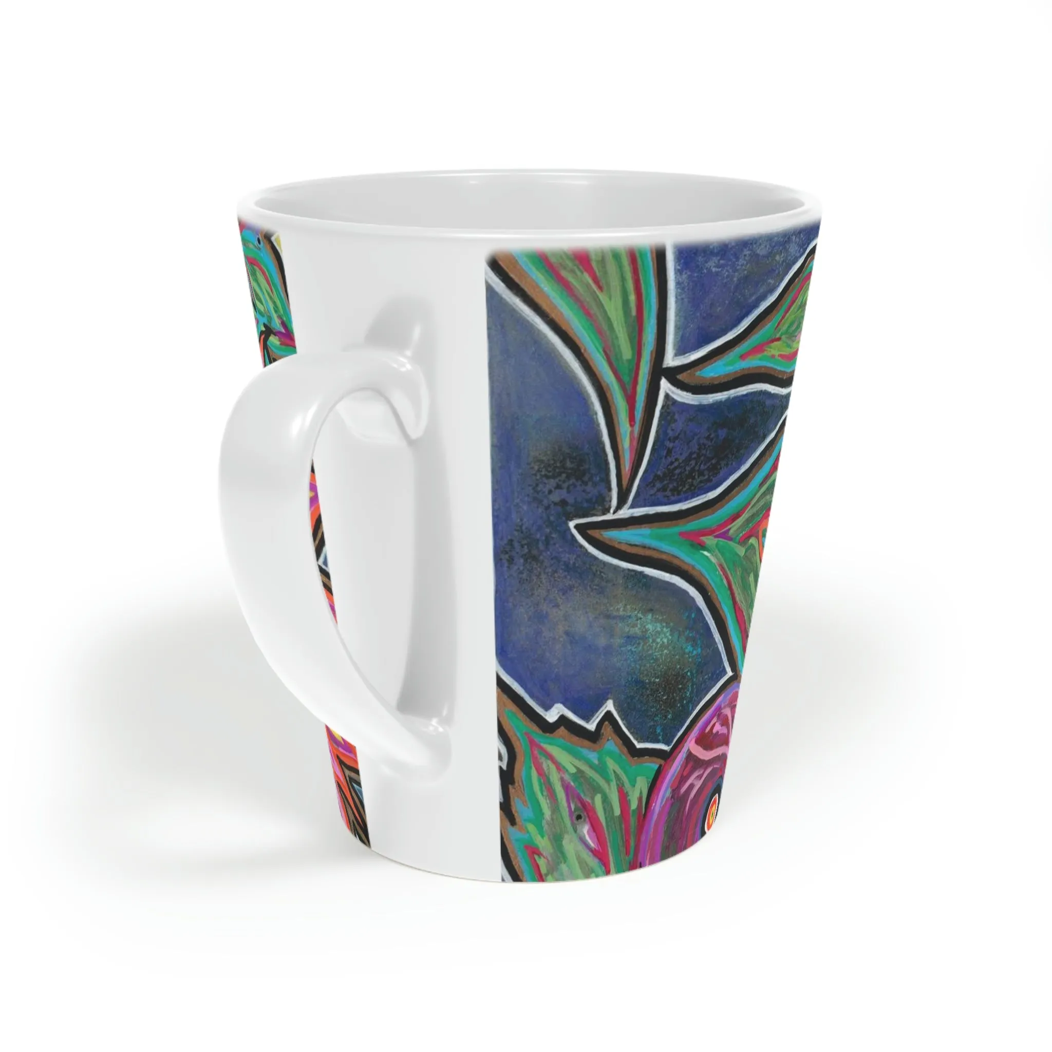 Garden Party Latte Mug, 12oz