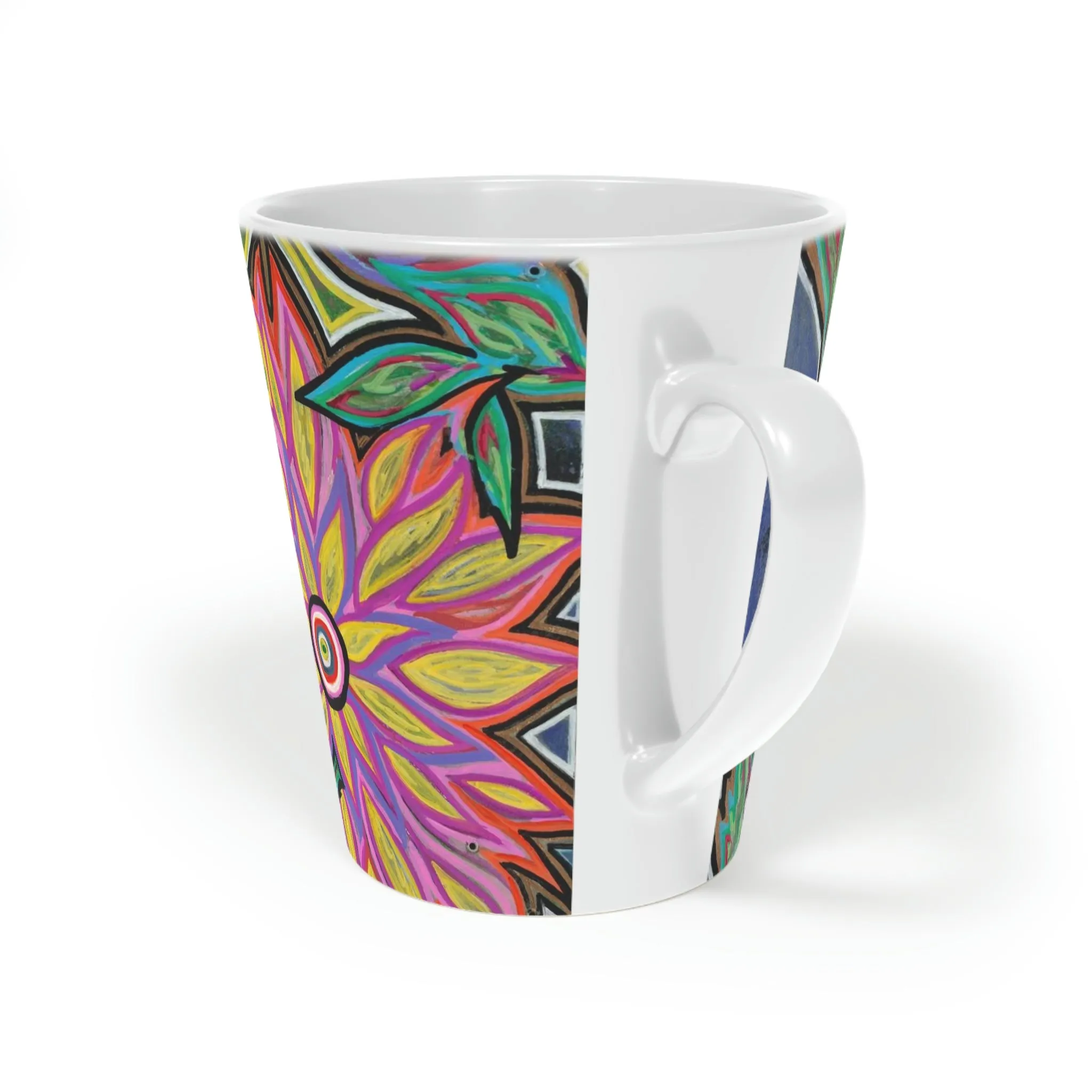 Garden Party Latte Mug, 12oz
