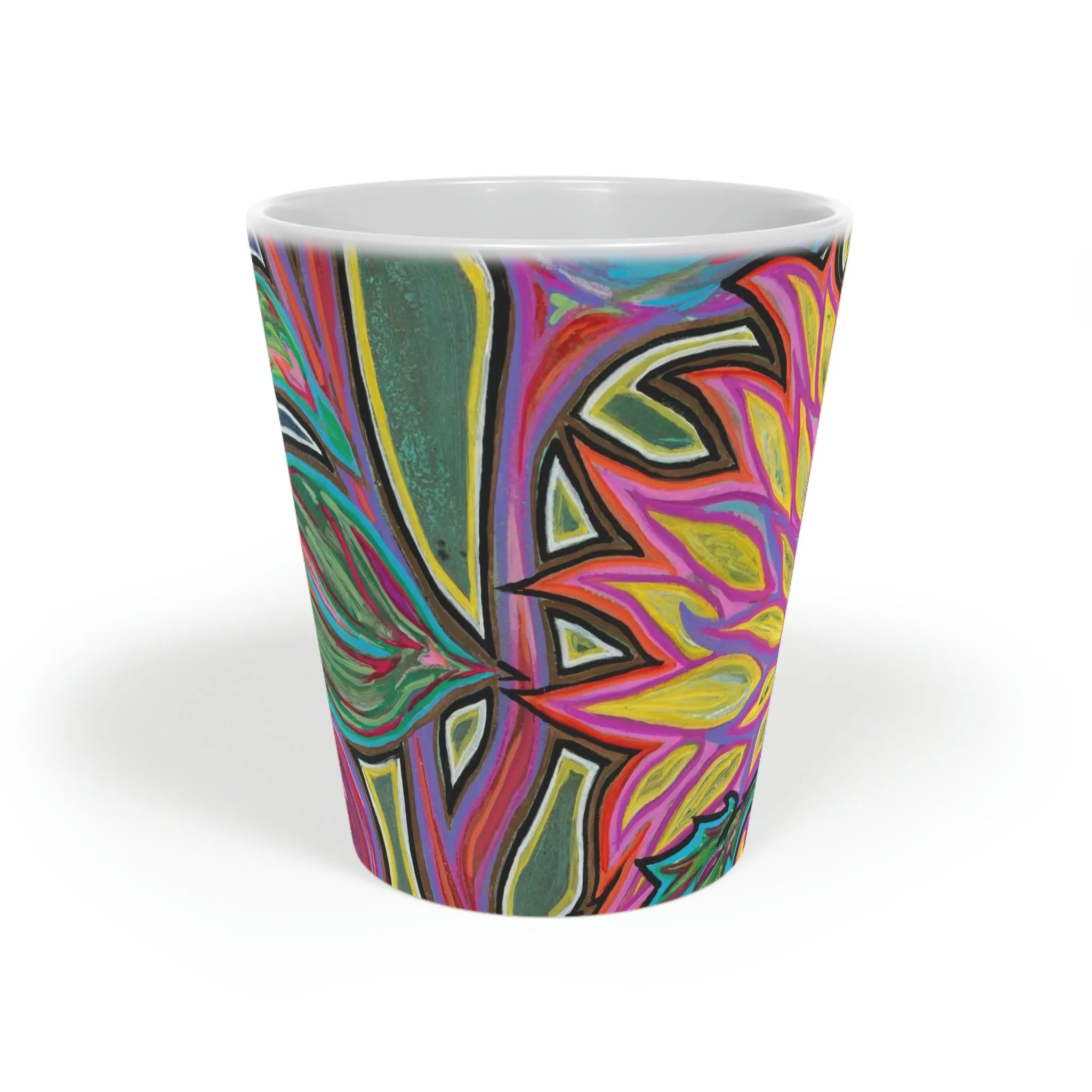 Garden Party Latte Mug, 12oz