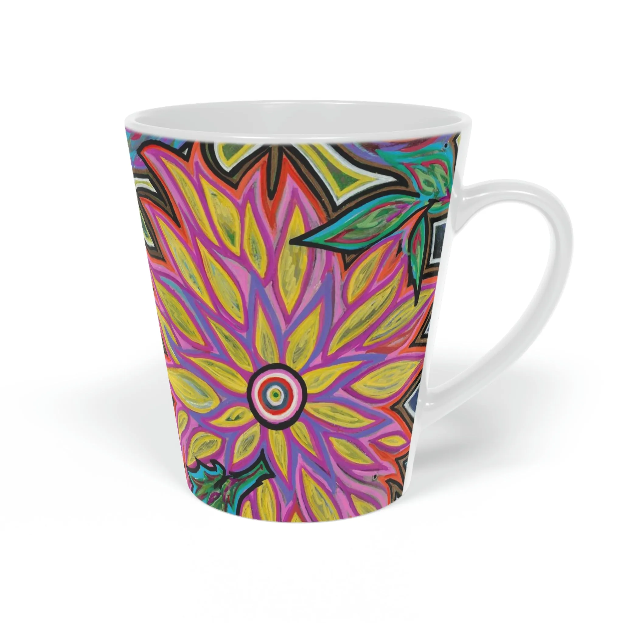 Garden Party Latte Mug, 12oz