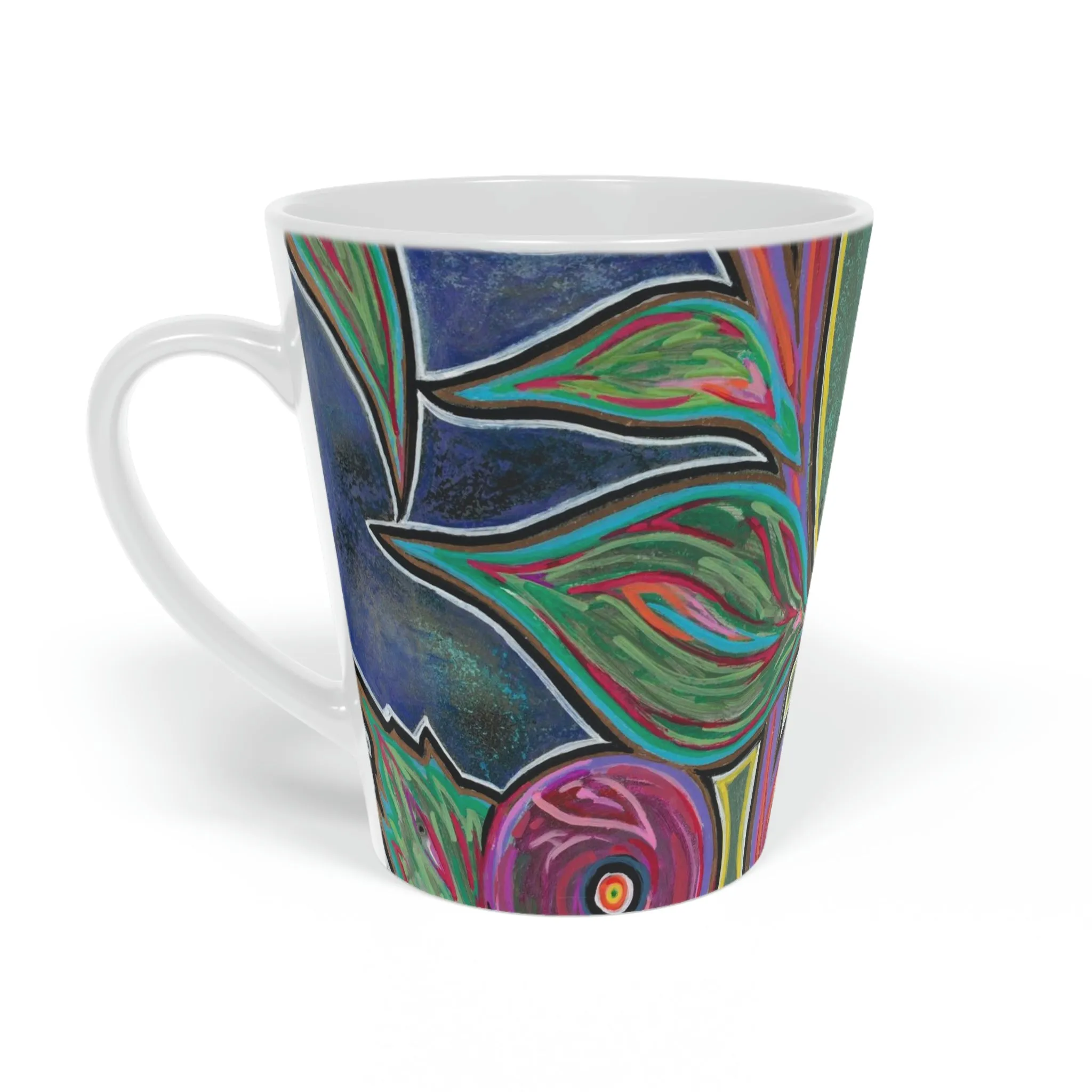 Garden Party Latte Mug, 12oz