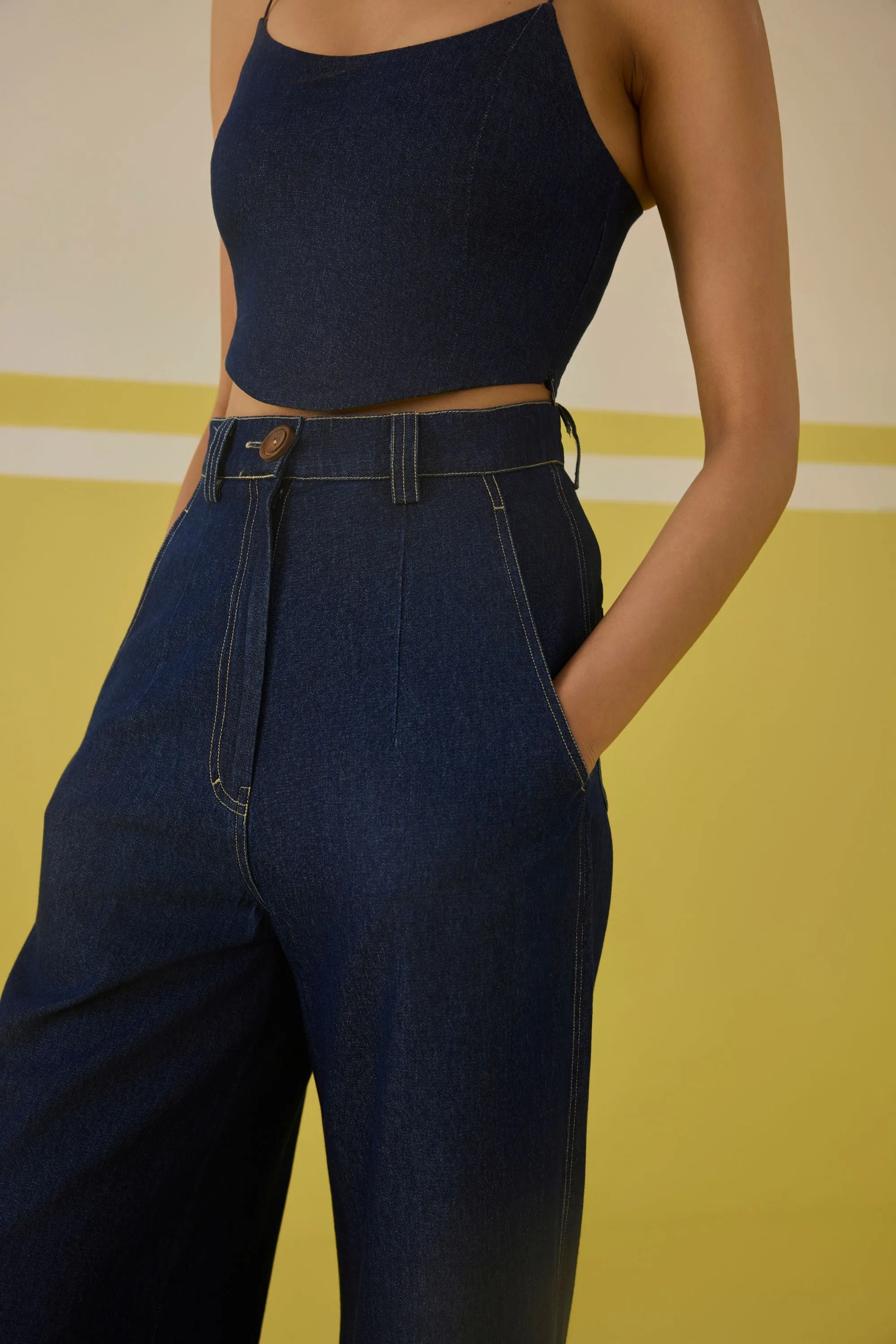 Go With The Flow Cotton Denim Set