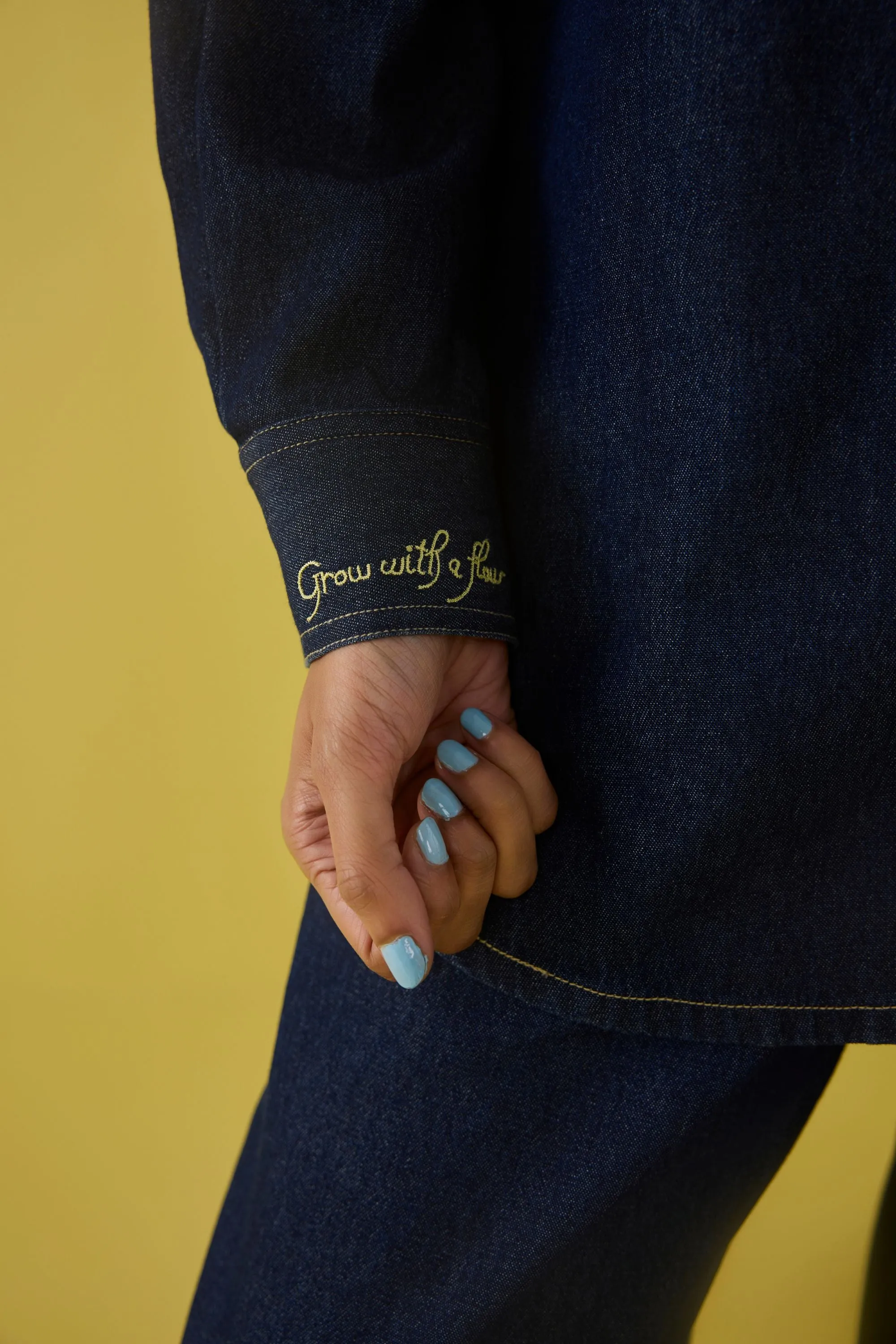 Go With The Flow Cotton Denim Set
