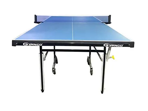 Gymnco Regular Table Tennis Table with Wheel (Laminated Top 25 mm) (Free TT Table Cover   2 TT Racket & 1 Balls)