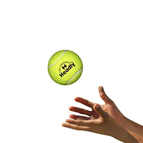Headly Heavy Yellow Cricket Tennis Ball, Rubber, Green