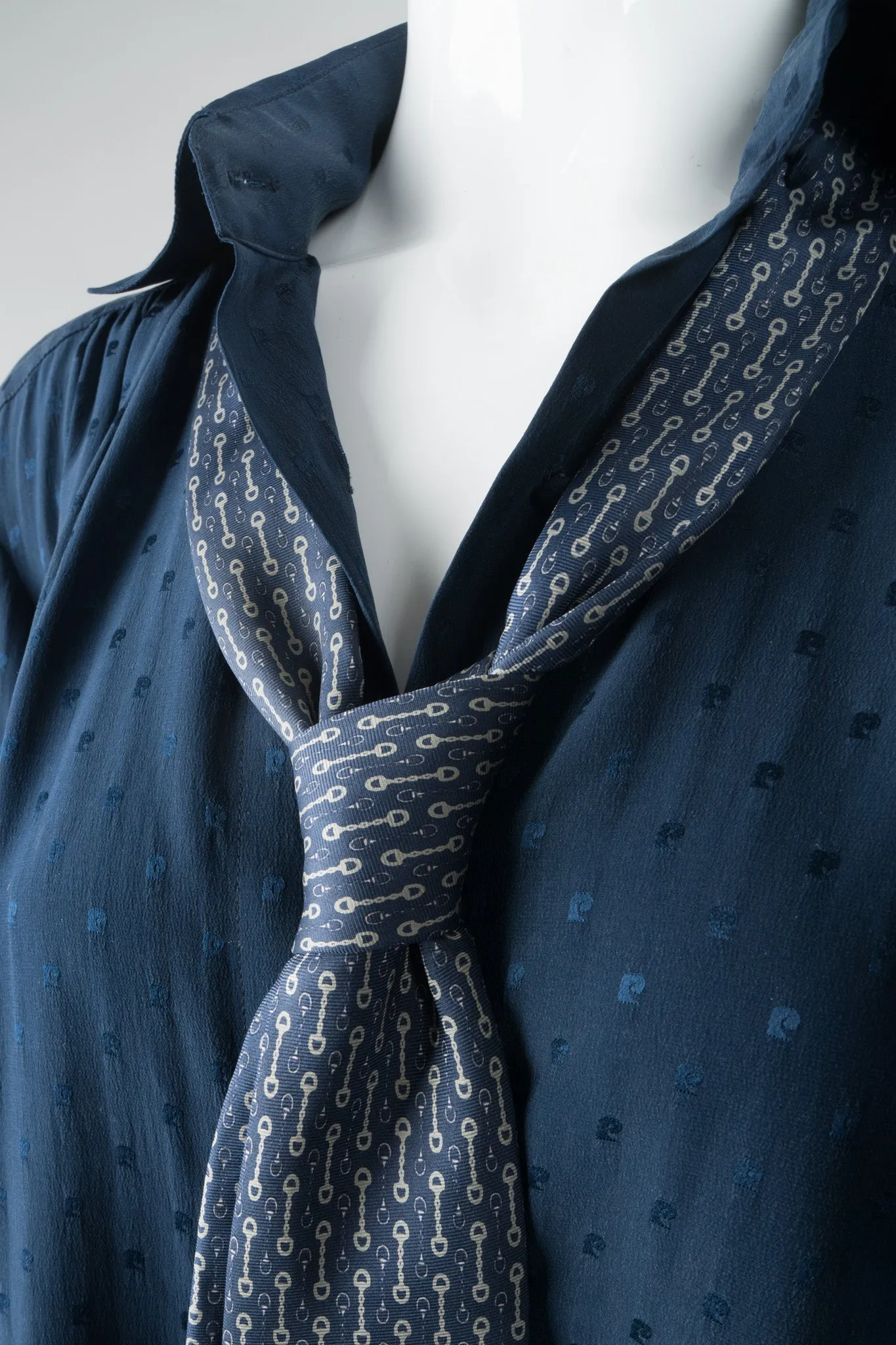 Horsebit Silk Tie