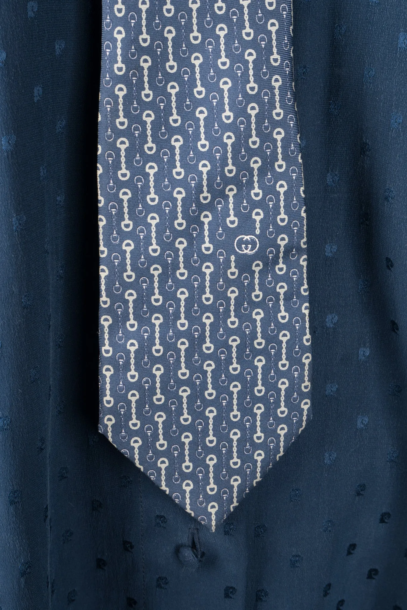 Horsebit Silk Tie