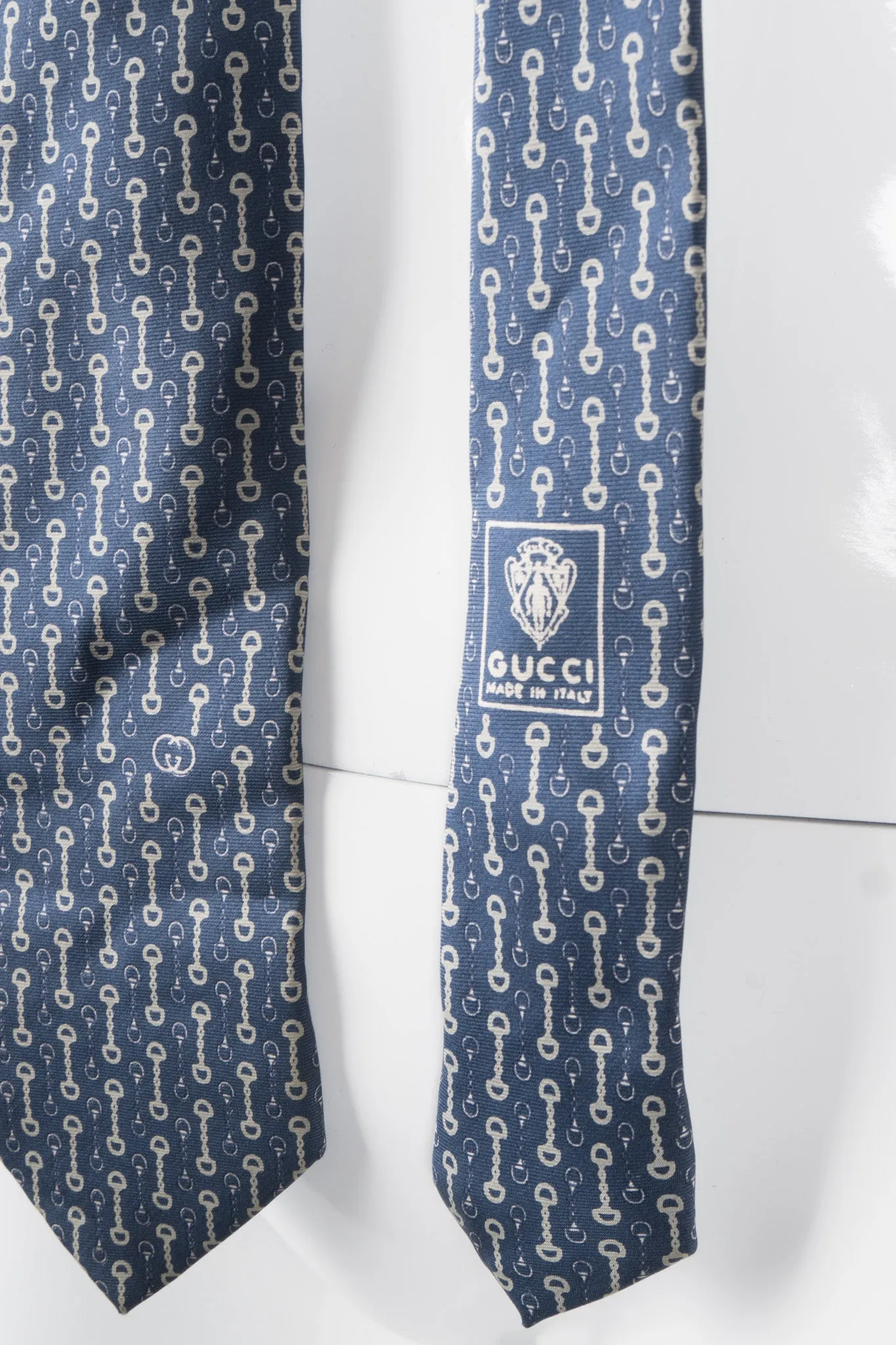 Horsebit Silk Tie