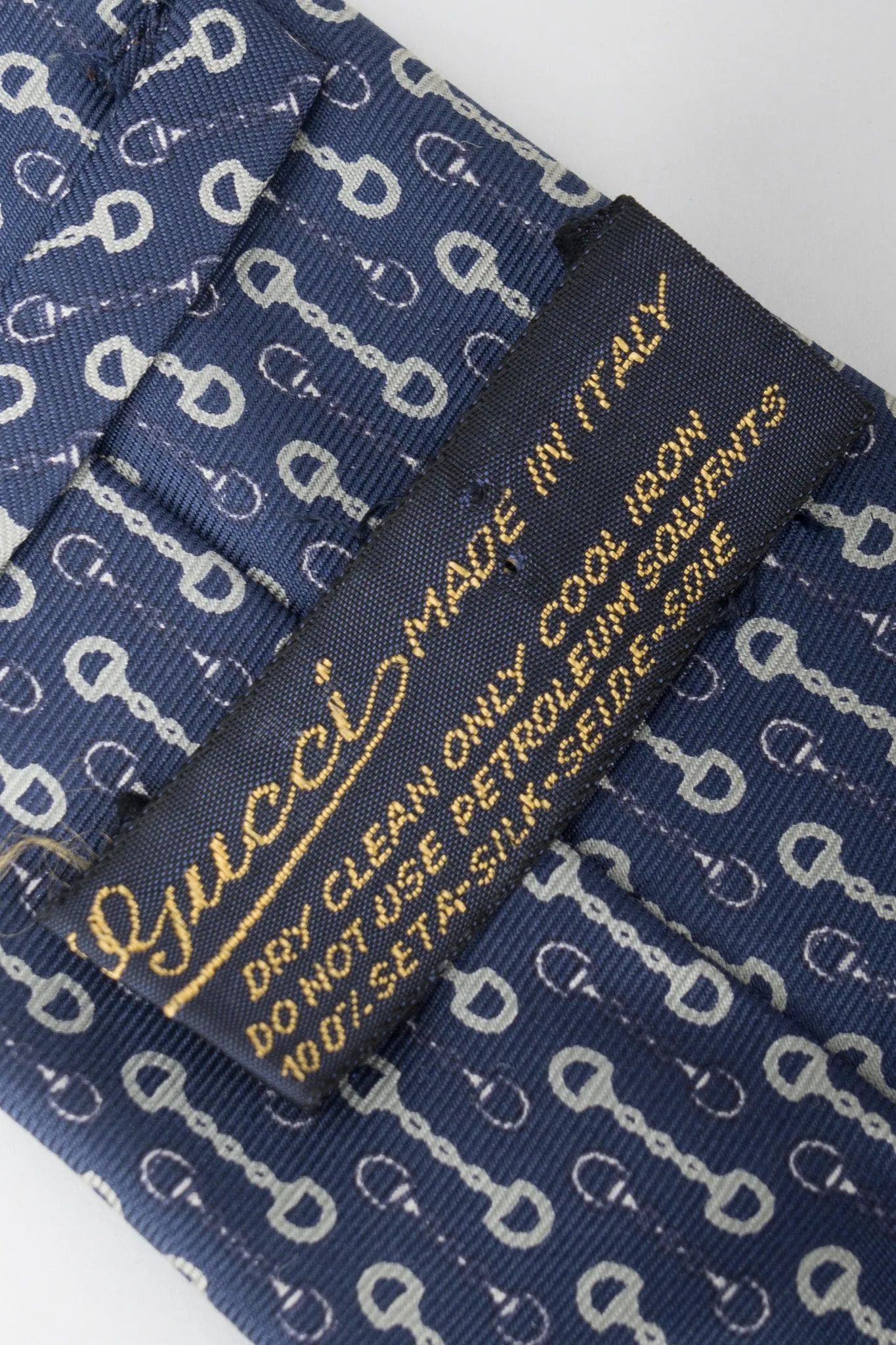 Horsebit Silk Tie