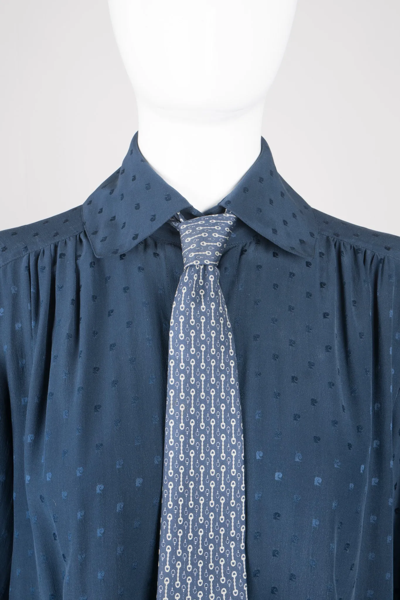 Horsebit Silk Tie