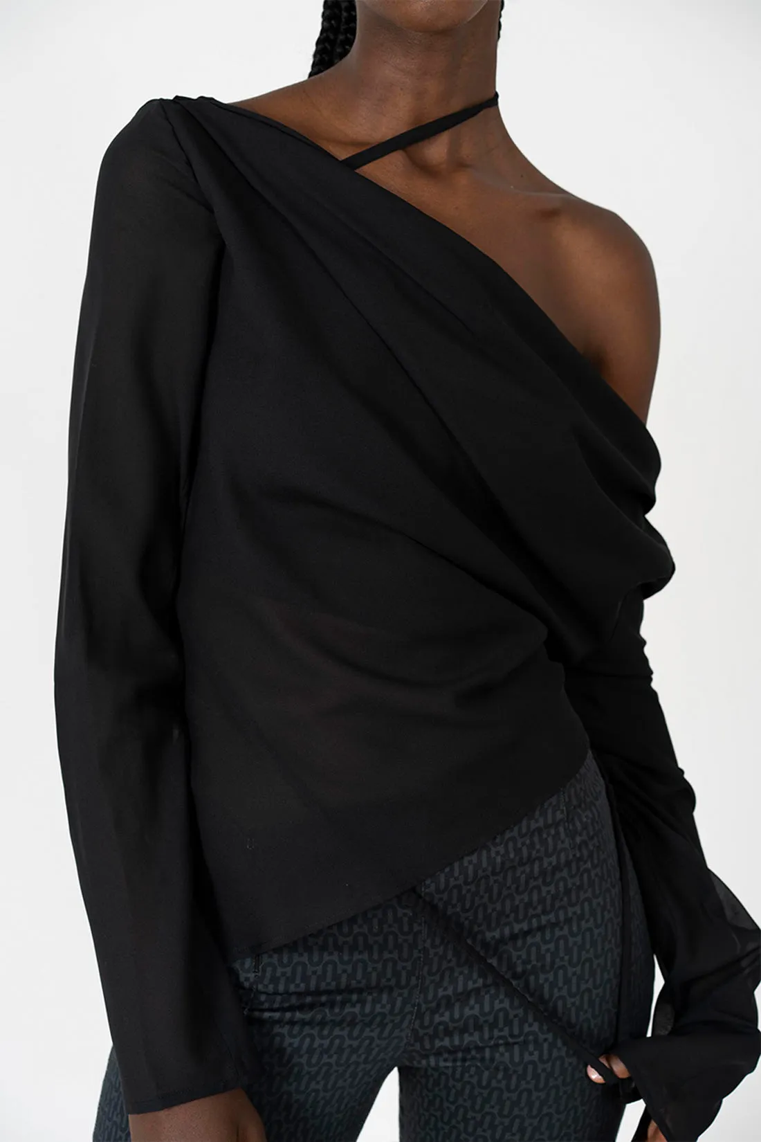 Áine Top in Black