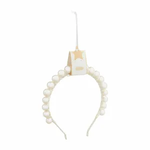 Ivory Beaded Headband