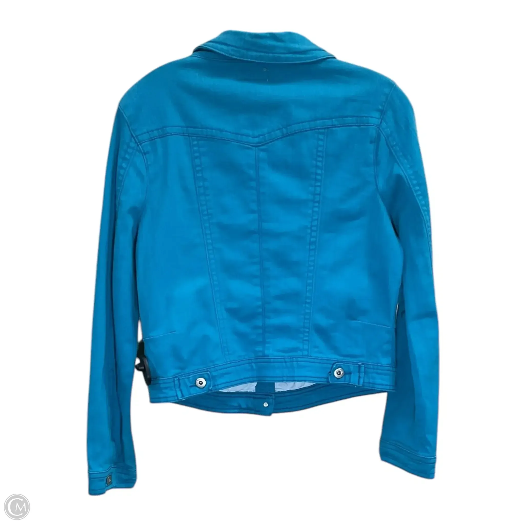 Jacket Denim By Live And Let Live In Blue Denim, Size: M