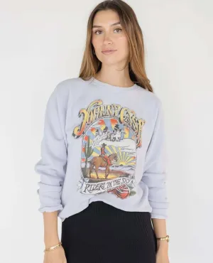 Johnny Cash Lavender Vintage Sweatshirt