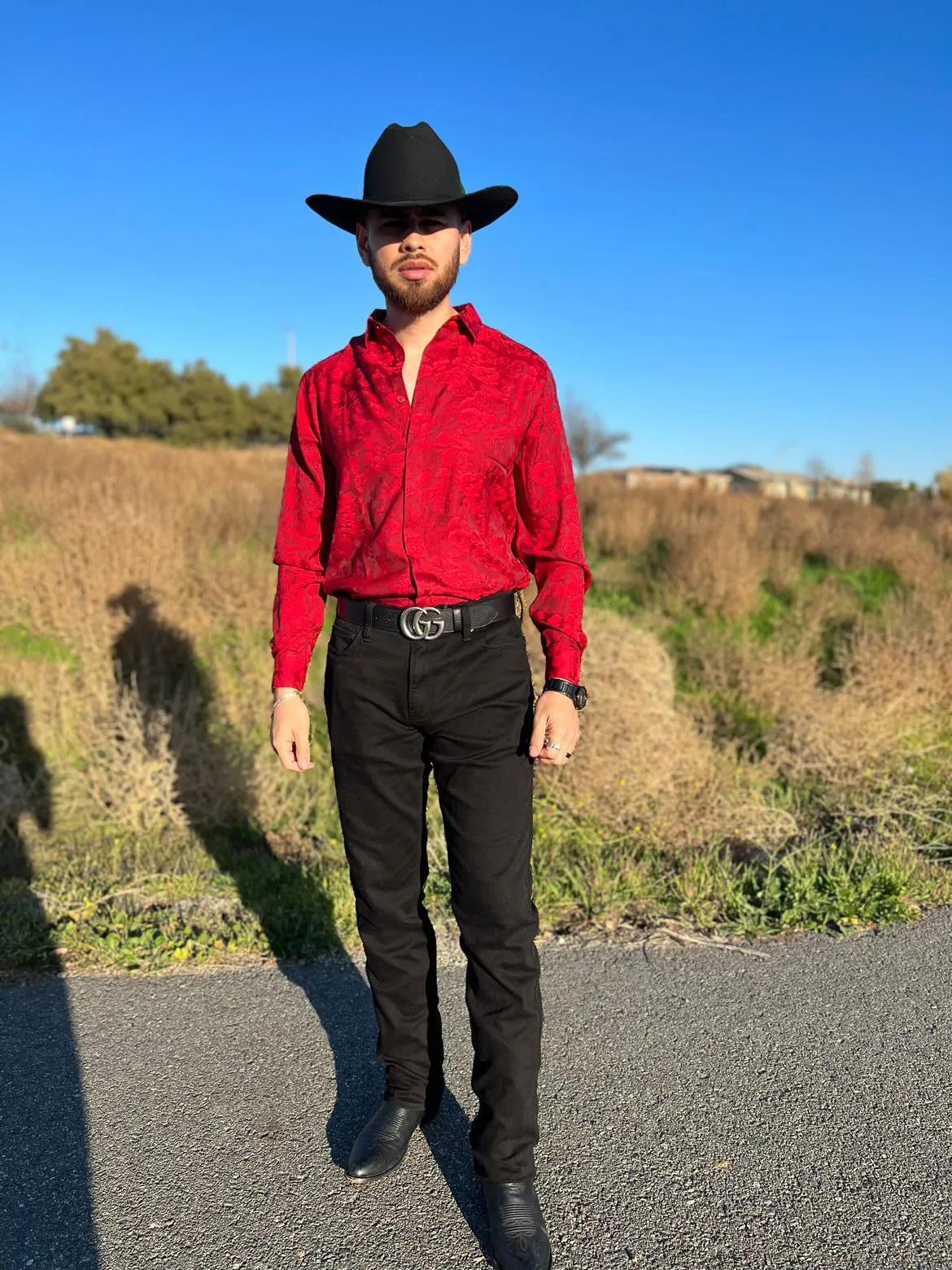 Johnny Red Floral Shirt