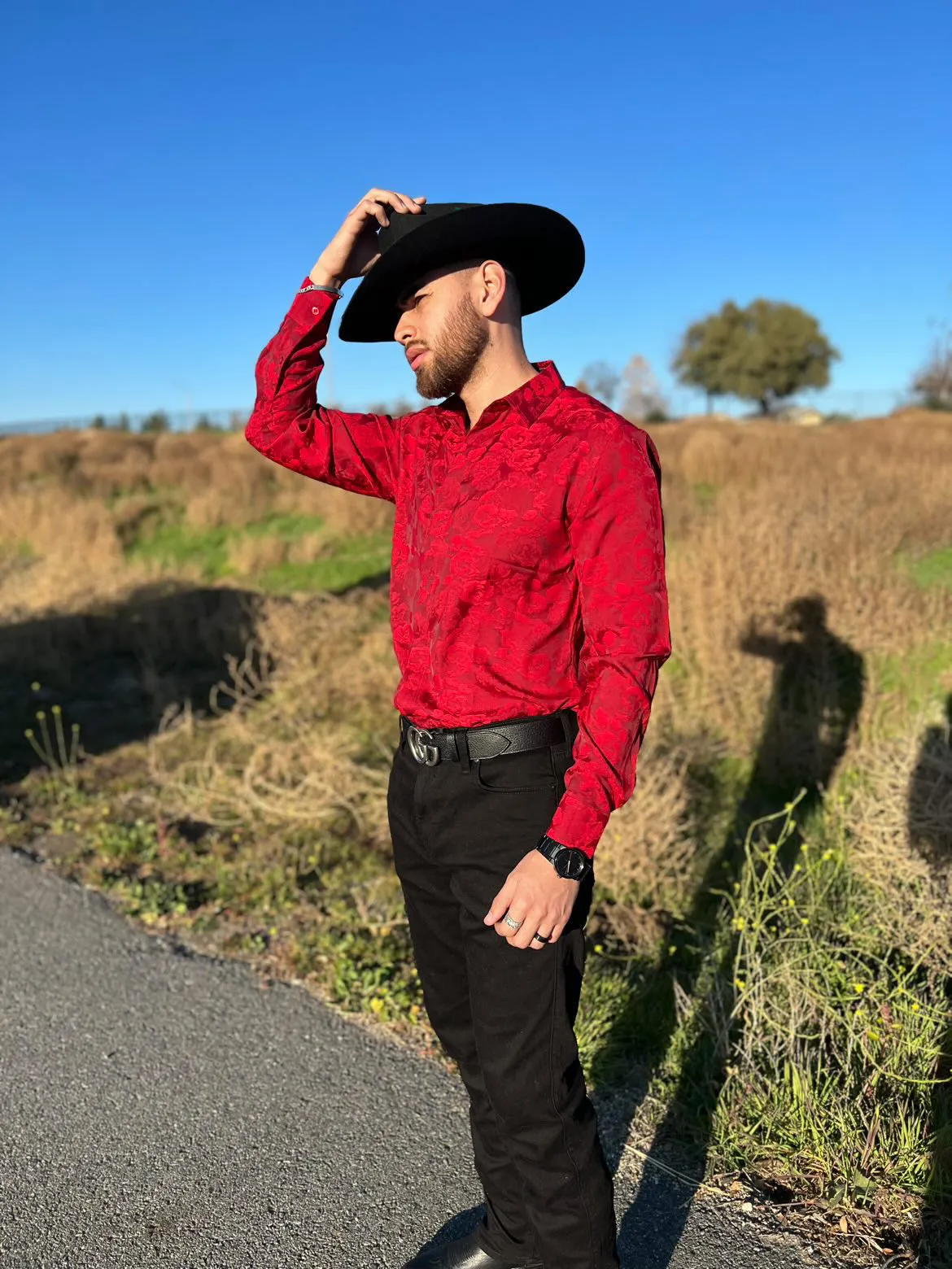 Johnny Red Floral Shirt