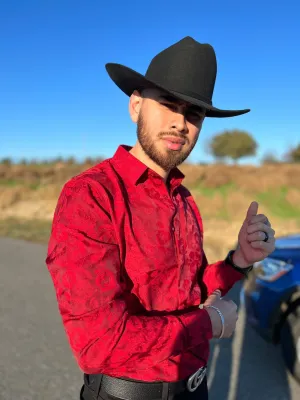 Johnny Red Floral Shirt