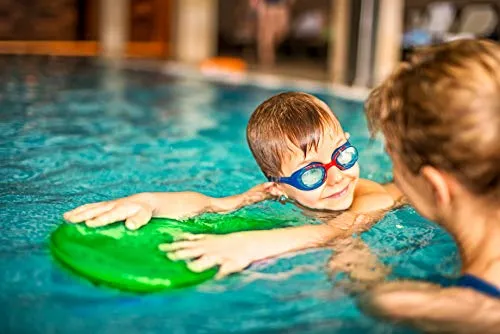 Junior Kickboard Buoy for Youth Children & Toddlers Swimming Aid & Exercise Training Board for Kids to Learn to Swim in The Pool & Open Waters | EVA Material & BPA Free (Green 1-Pack)