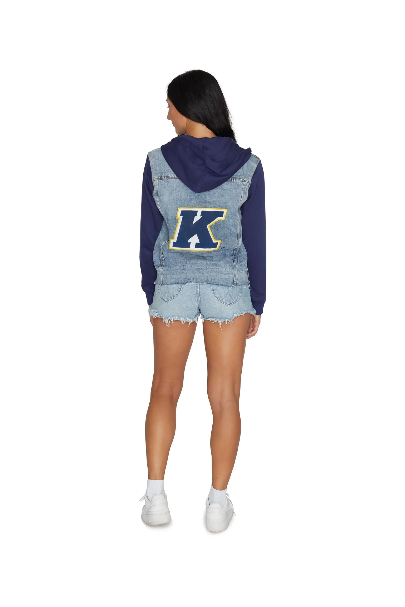 Kent State Fleece Denim Jacket