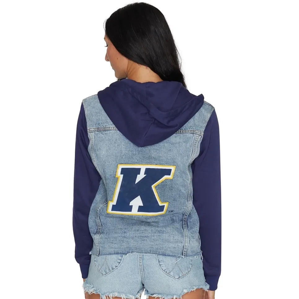 Kent State Fleece Denim Jacket