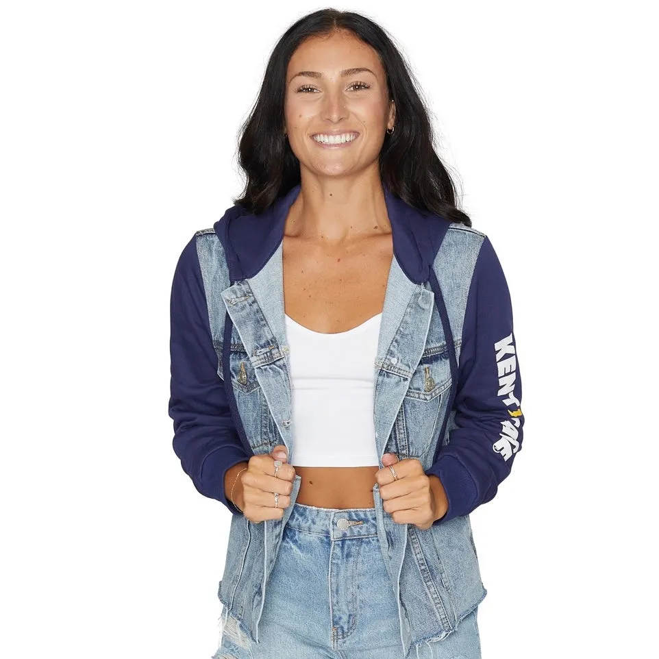 Kent State Fleece Denim Jacket