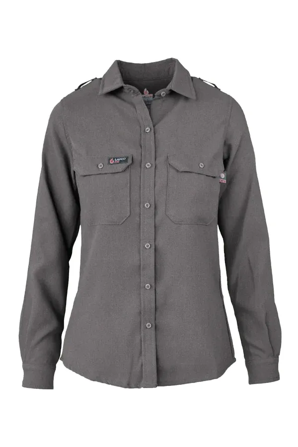 Lapco Ladies FR 5oz TecaSafe Uniform Shirt, 8.2 cal/cm²