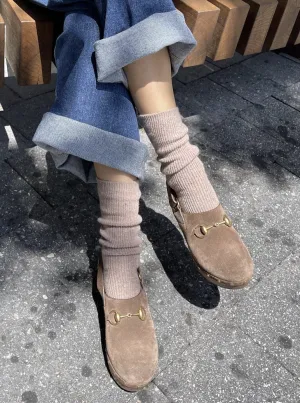 Le Bon Shoppe Snow Socks-Mauve