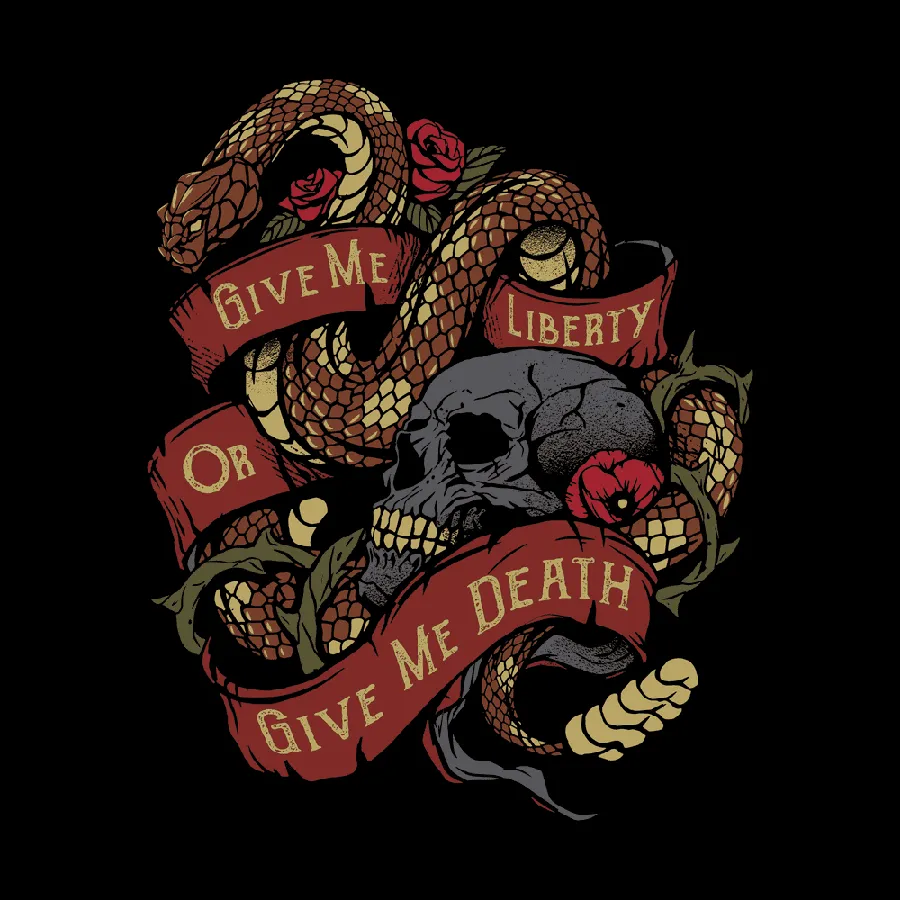 Liberty or Death Long Sleeve - Black
