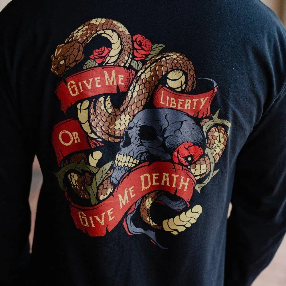Liberty or Death Long Sleeve - Black