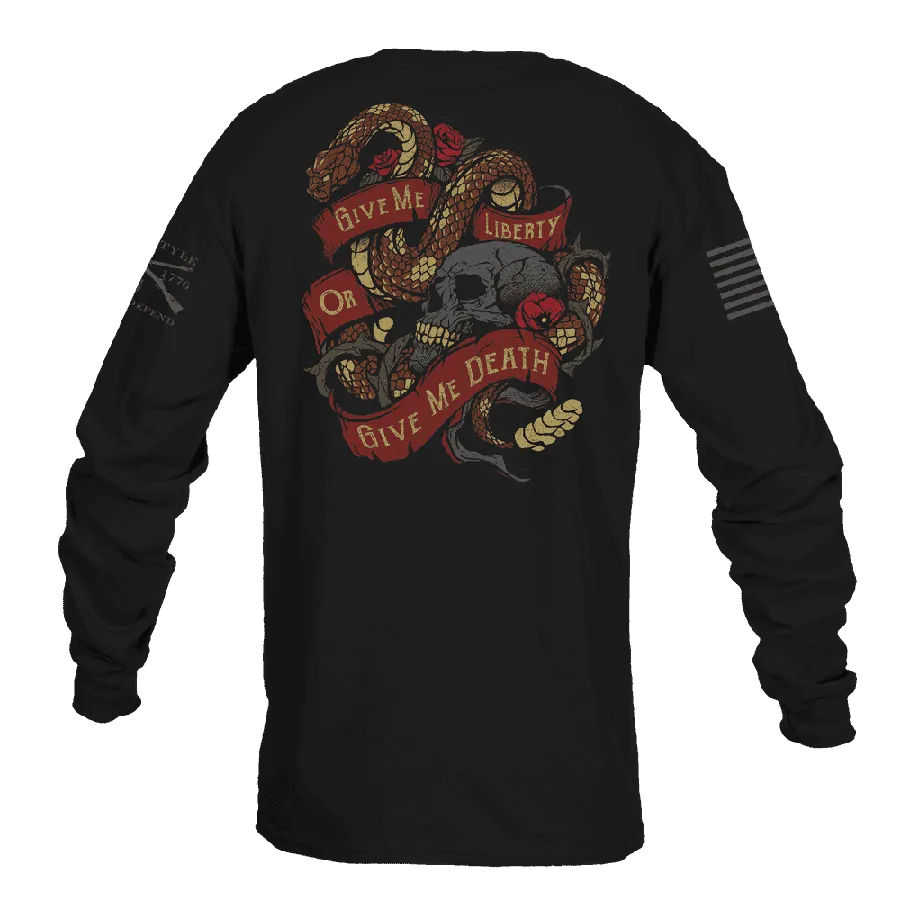Liberty or Death Long Sleeve - Black